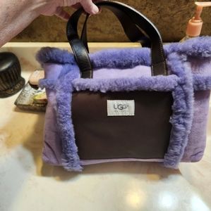 UGG PURPLE SHERPA  PURSE